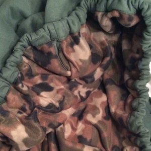 Beautiful handmade fitted sweatshirt blanket!!